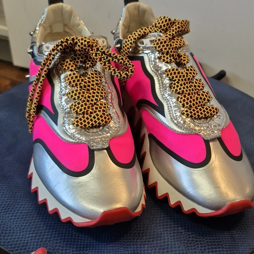 Christian Louboutin Sharkina Sneaker Neo SP Star Version Multi Color (#1640) - Picture 3 of 17